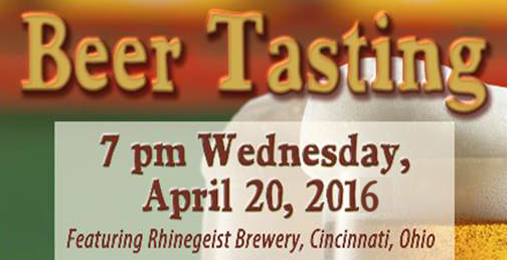 Rhinegeist Beer Tasting | April 20th