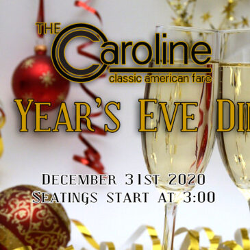 New Year’s Eve Dinner | December 31st, 2020