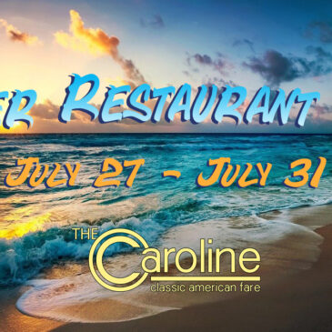 Summer Restaurant Week Menu | July 27 – 31