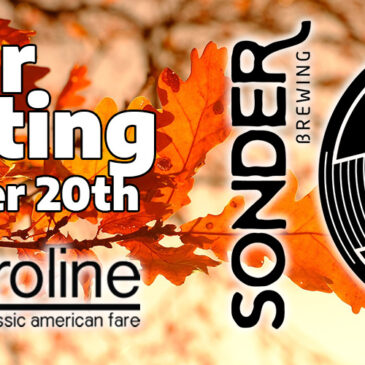 Sonder Brewing Co. Beer Tasting | October 20th