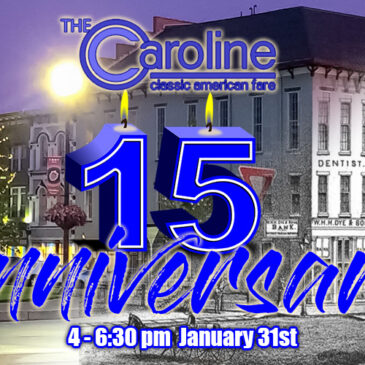 Help us Celebrate The Caroline’s 15th Anniversary!