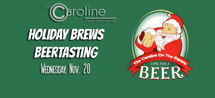 November Beertasting | Holiday Brews Beertasting