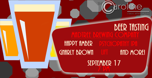 September Beer Tasting with Madtree Brewing Co.