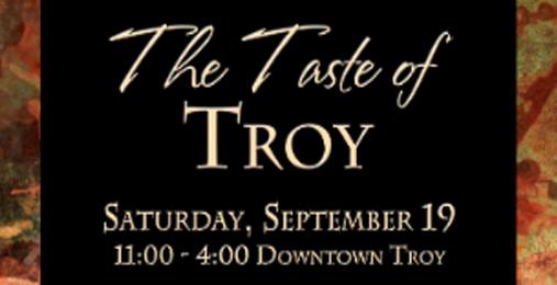 Our Taste of Troy Menu is Here!!!