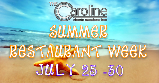 2016 Summer Restaurant Week Menu| July 25 – 30