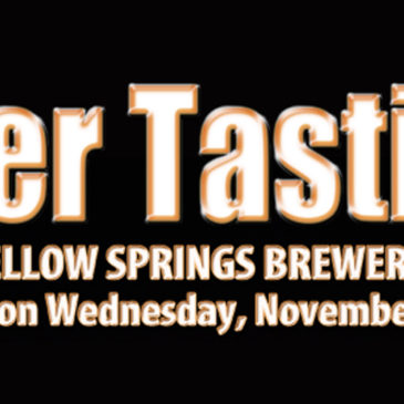 Yellow Springs  Brewery Beer Tasting | Nov. 15, 2017