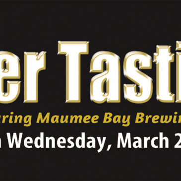 Maumee Bay Brewing Co. Beer Tasting | Wednesday March 28