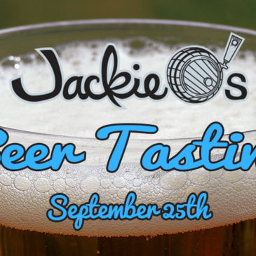 Jackie O’s Beer Tasting | September 25th 2019